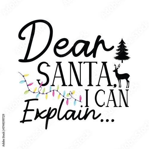 Dear Santa, I Can Explain...