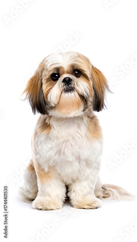 Wallpaper Mural Purebred Dog on White Background, 16:9 and 9:16 Format Torontodigital.ca