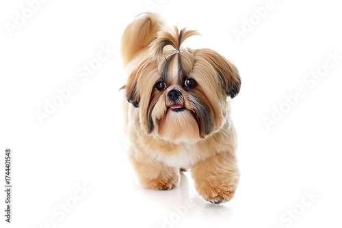 Wallpaper Mural Purebred Dog on White Background, 16:9 and 9:16 Format Torontodigital.ca