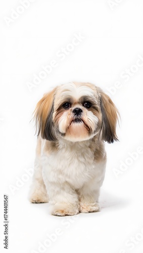 Wallpaper Mural Purebred Dog on White Background, 16:9 and 9:16 Format Torontodigital.ca