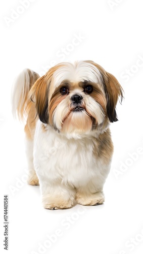 Wallpaper Mural Purebred Dog on White Background, 16:9 and 9:16 Format Torontodigital.ca