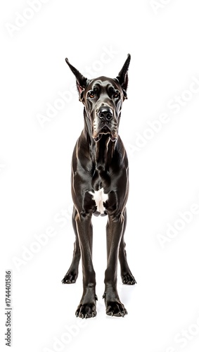 Wallpaper Mural Purebred Dog on White Background, 16:9 and 9:16 Format Torontodigital.ca