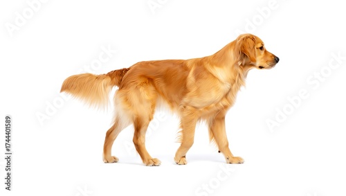 Wallpaper Mural Purebred Dog on White Background, 16:9 and 9:16 Format Torontodigital.ca