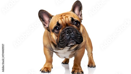 Wallpaper Mural Purebred Dog on White Background, 16:9 and 9:16 Format Torontodigital.ca