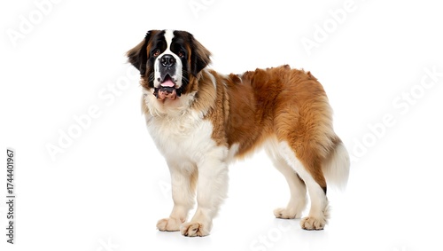 Wallpaper Mural Purebred Dog on White Background, 16:9 and 9:16 Format Torontodigital.ca