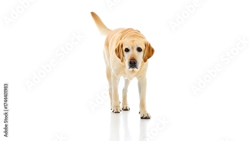 Wallpaper Mural Purebred Dog on White Background, 16:9 and 9:16 Format Torontodigital.ca