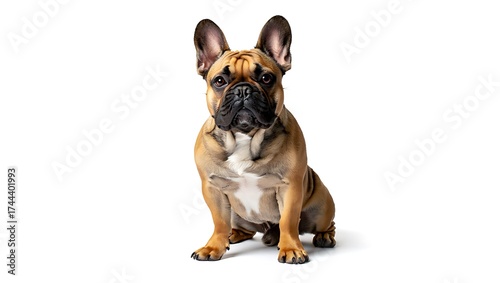 Wallpaper Mural Purebred Dog on White Background, 16:9 and 9:16 Format Torontodigital.ca