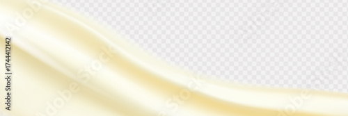 Dripping creamy ice cream texture with smooth glossy surface and liquid flow effect.
