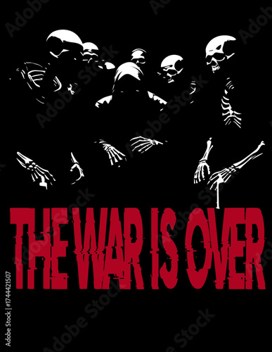 Humans constantly fighting for life n ending up being dead at the end.