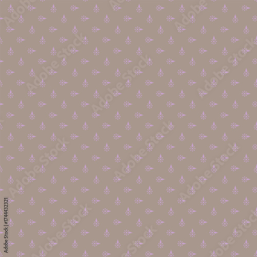 Elegant floral pattern in mauve and taupe for sophisticated backgrounds