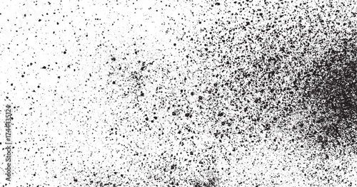 Abstract grunge dust particle and dust grain texture white and grey background  grunge plastisol texture. Distressed, cracked overlay for vintage effects. Perfect for t-shirt graphics