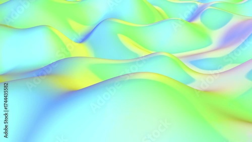 color wave curve bg able to loop endless