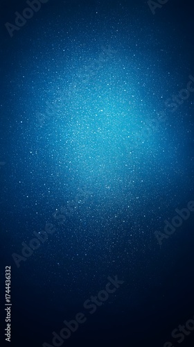 Blue Grainy Gradient Background with Texture and Noise Effects
