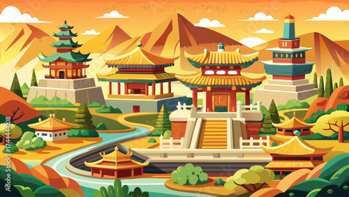 The Gyeongju Historic Areas in South Korea hold royal tombs, pagodas, and ancient observatories, celebrating the golden age of the Silla dynasty’s art, faith, and scientific achievement.