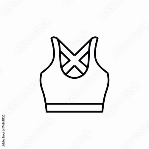 female gym topic shirt icon sign vector