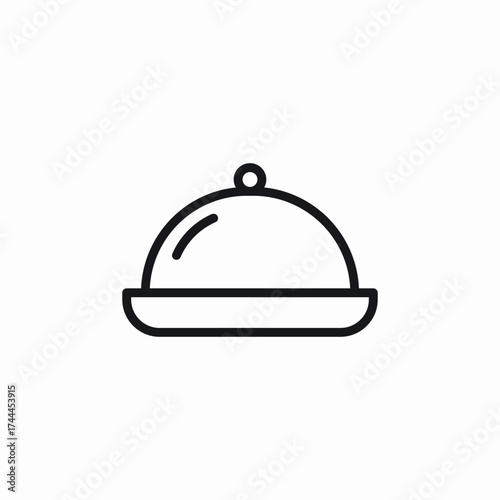 food tray icon sign vector