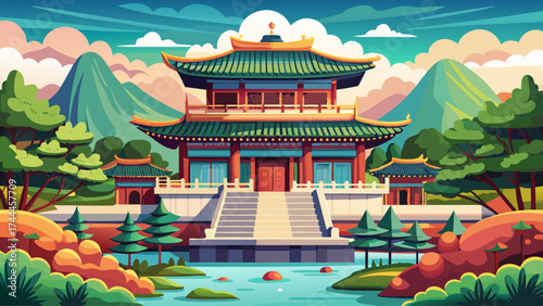 The Changdeokgung Palace in Seoul reveals elegant pavilions and secret gardens, harmonizing royal architecture with nature’s balance, embodying the essence of Confucian ideals and Korean artistry.