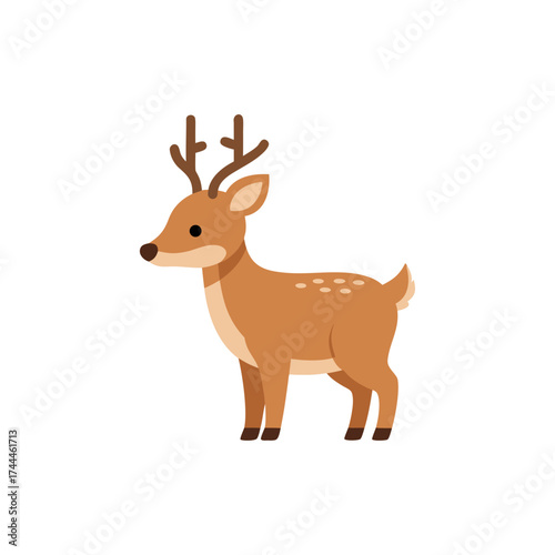 Petit cerf brun