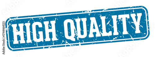 high quality rectangular sign. high quality stamp