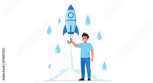 A Whimsical View Of Success With Clever Protective Measures And Modern Technology