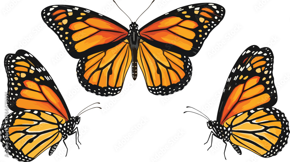 Fototapeta premium Whimsical Crescent Moon, Balloons, Clouds, and Stars A Pastel-Colored Dreamscape on White