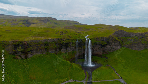Seljalandsfoss waterfall in Iceland