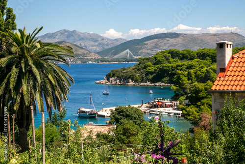 The island of Kolocep (Kalamota, Calamotta) off the coast of Croatia. South Dalmatia near Dubrovnik city.