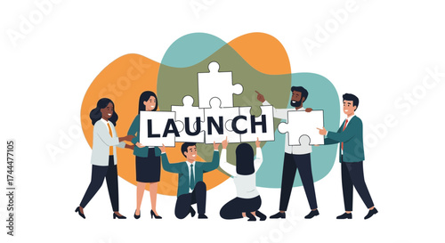 Achieving Synergy: Team Assembling Together A Launch Announcement Concept