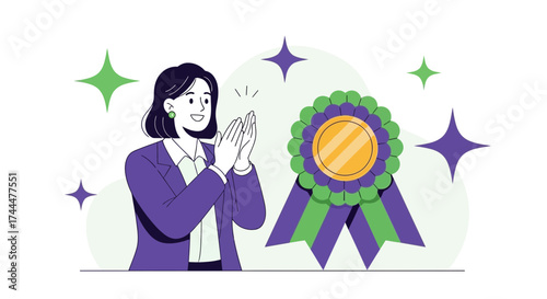 Achieving Success And Celebrating Moments Of Triumph With A Distinguished Honour Award
