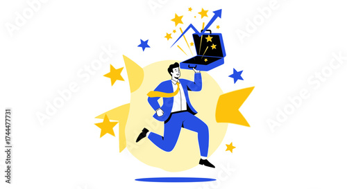 Achieving Success: Celebrating Business Growth, Expansion And Financial Prosperity