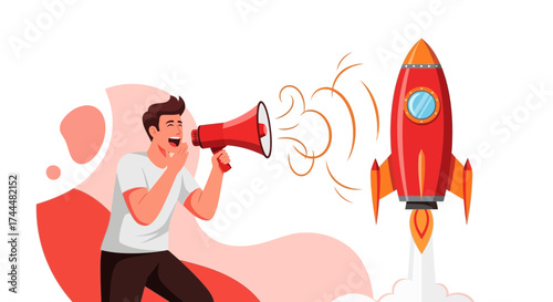 Announcing A Successful Launch Using Megaphone, Inspiring Growth And Innovation