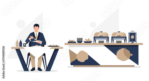 Business Lunch Buffet: Sophisticated Dining Experience for Professionals and Executives