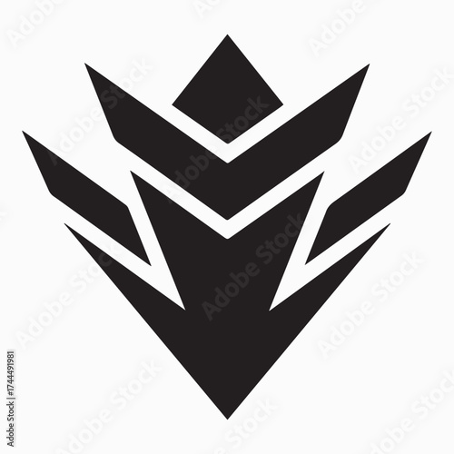 bold thick arrow vector