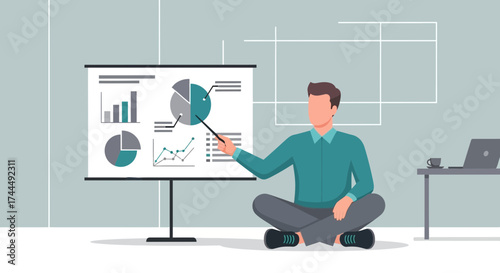 Business Presentation Depicting Financial Analysis And Growth Strategies For Success
