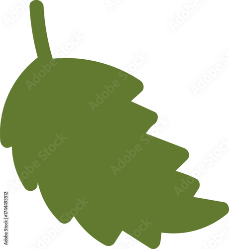 Simple Leaf Silhouette