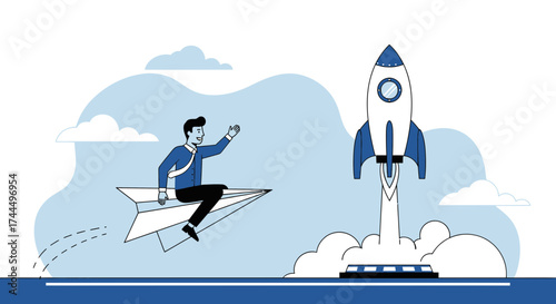 Business Voyage and Aerospace Adventure: Innovative Approach to Launching Startup or Venture