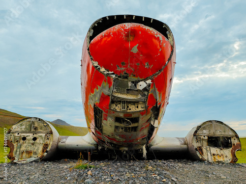 DC-3 Eyvindarholt Airplane wreck in Iceland
