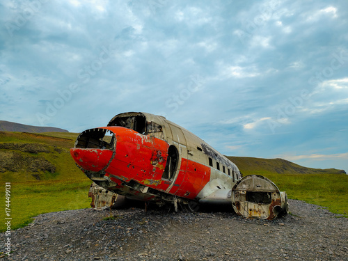 DC-3 Eyvindarholt Airplane wreck in Iceland