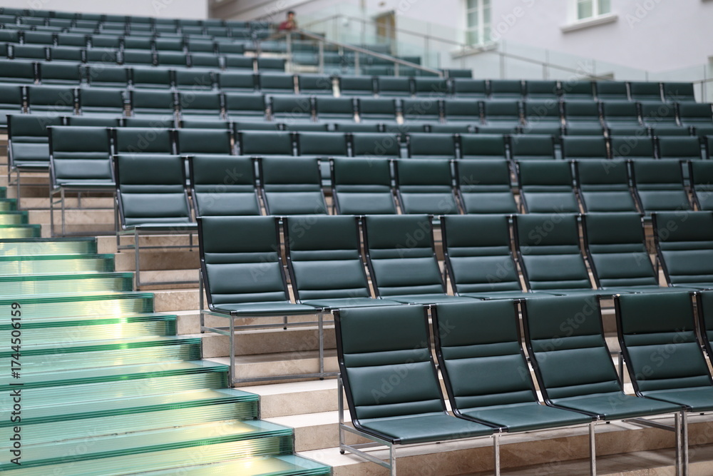 Fototapeta premium Modern seating arrangements designed for various contemporary spaces and functionalities