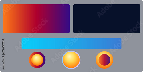 abstract background with colorful 3d circles