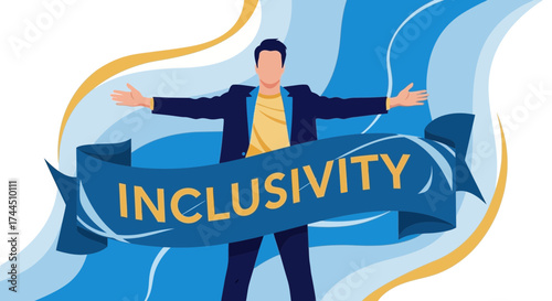 Celebrating Diversity and Building Bridges: A Symbolic Illustration of Inclusivity