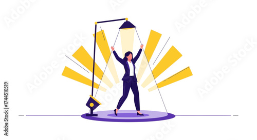 Celebrating Success and Innovation: A Conceptual Depiction of Achievement and Leadership