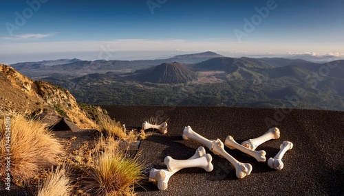 overhead view of joints