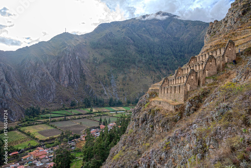 Pinkuylluna, a legandary inca ruin in Ollantaytambo, Sacred Valley
