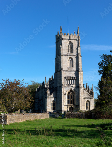 Saint Mary's Church Steeple Ashton.  Pretty country church surrounded by fields