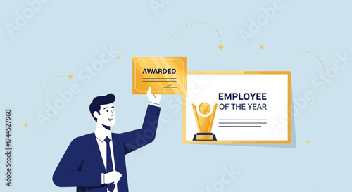 Employee of The Year Award: Celebrating Excellence and Recognizing Professional Achievements