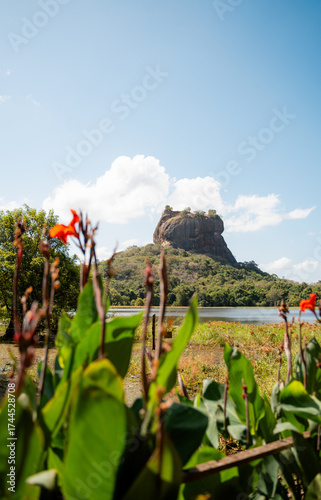 Sigiriya Lion’s Rock, Sri Lanka landmark. Travel
