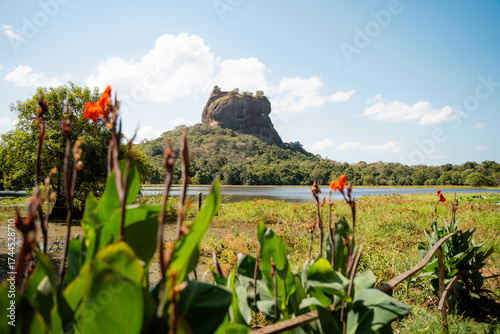 Sigiriya Lion’s Rock, Sri Lanka landmark. Travel