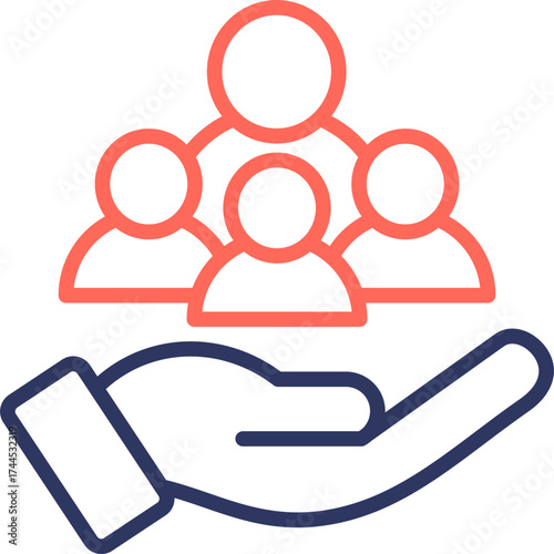 Council Responsibility line color icon