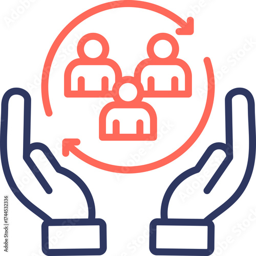 Inclusion line color icon